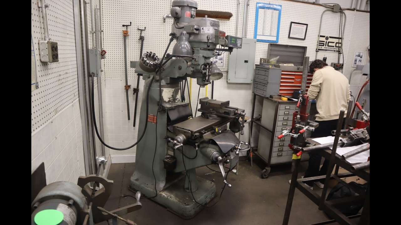 Bridgeport Series I Vertical Knee Mill, X & Y-Axis Servo Power Feeds, 2-Axis Acu-Rite DRO