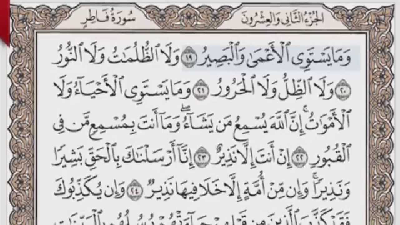 القرآن الكريم بالصفحات صوت وصورة ص/ 437 الشيخ محمود خليل الحصري بمد المنفصل