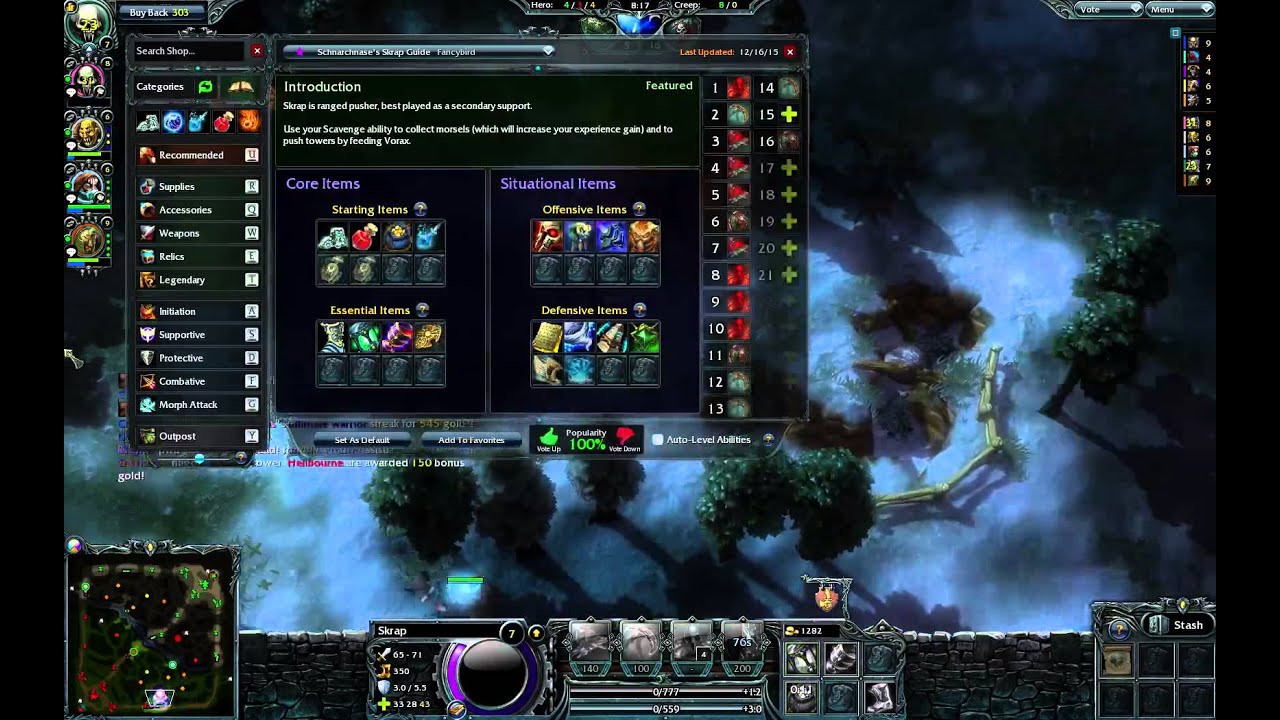 Heroes of Newerth HON - Christmas update Forest of Caldavar on Linux [Native] (AMD Radeon Catalyst)