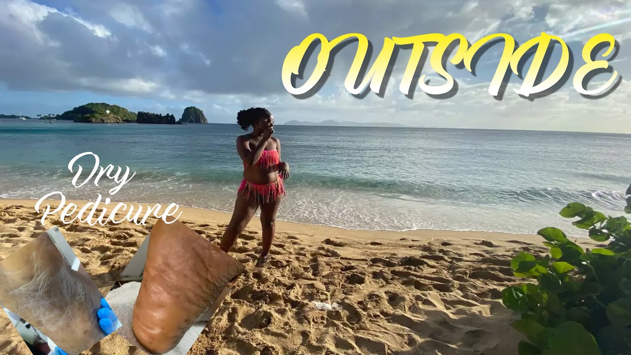 SELF CARE DAY | DRY/STEAM PEDICURE | BEACH DAY
