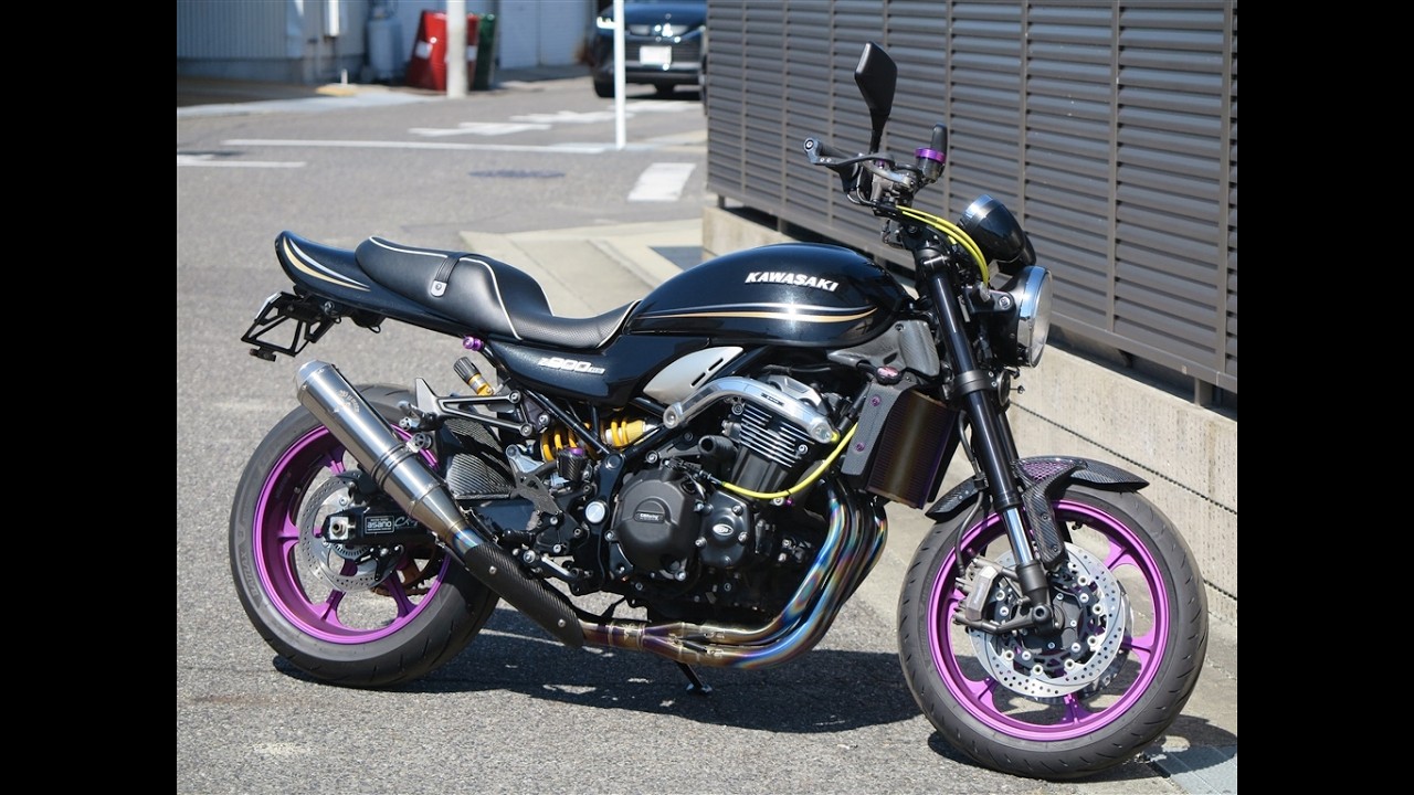 KAWASAKI Z900RS ZR900C エンジン始動 アールズギア マフラーサウンド