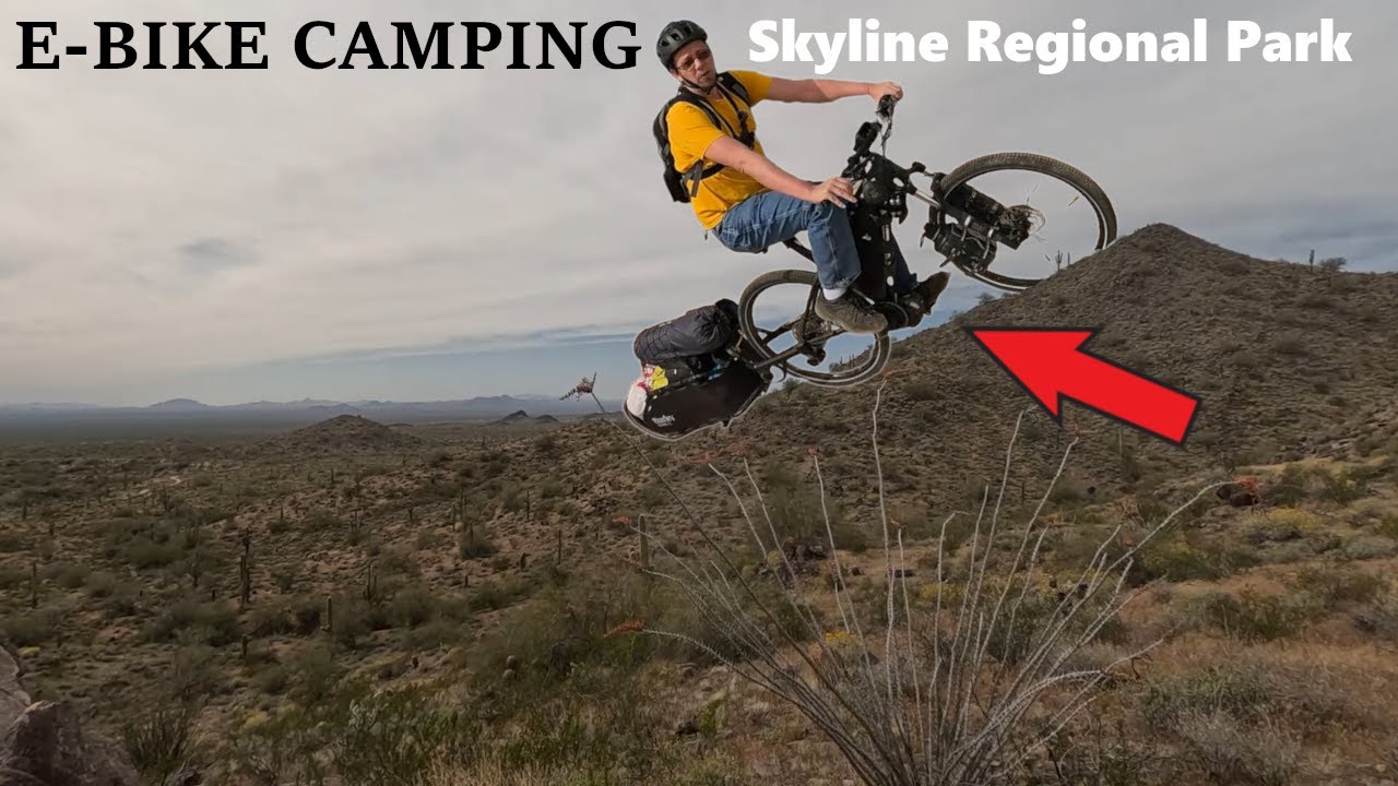 🚴‍♂️Desert E-Bike Camping Skyline Regional Park