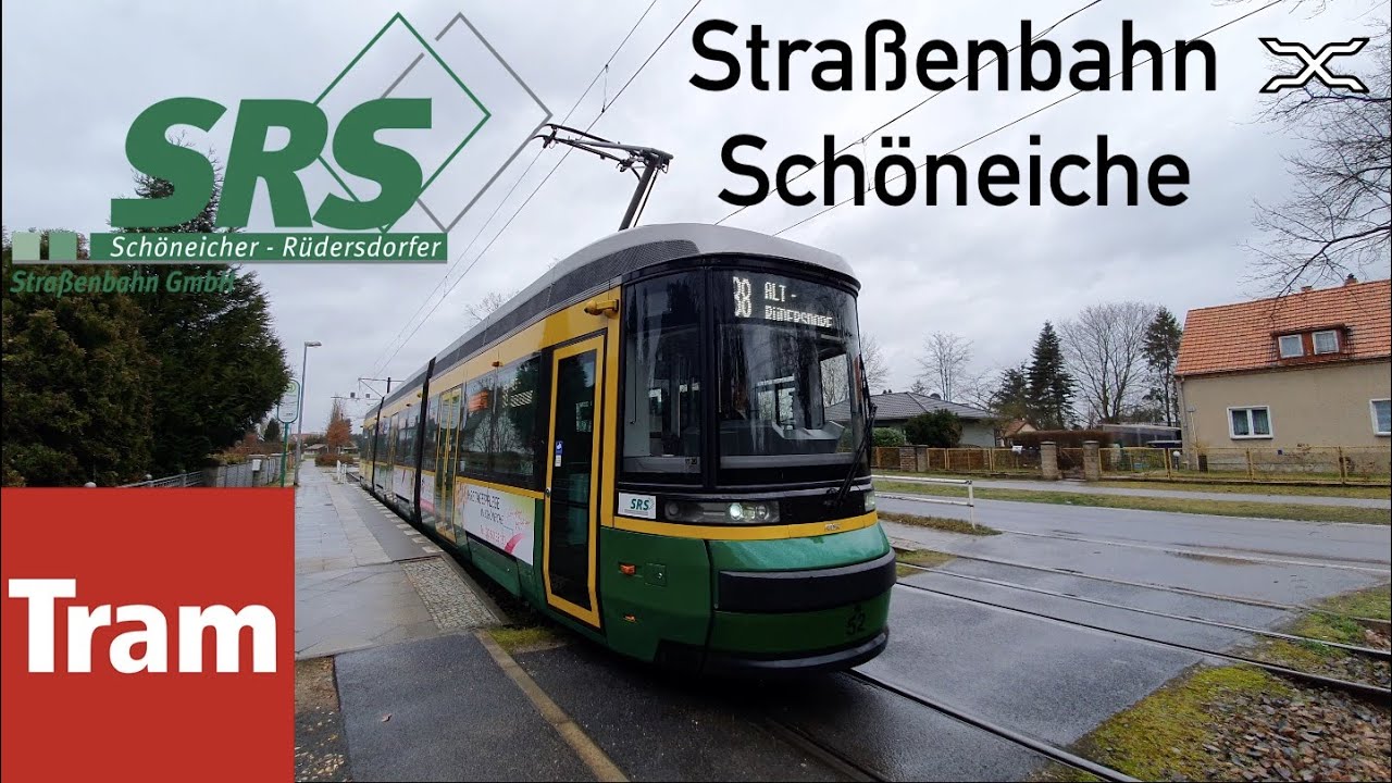 Stra&szlig;enbahn Sch&ouml;neiche bei Berlin | Tram | SRS | March 2020