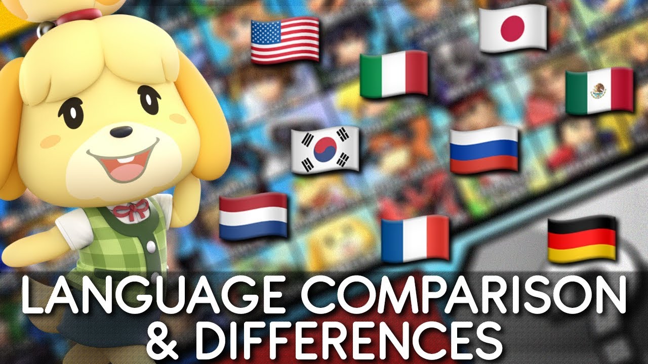 Super Smash Bros. Ultimate - All Languages Comparison & Differences