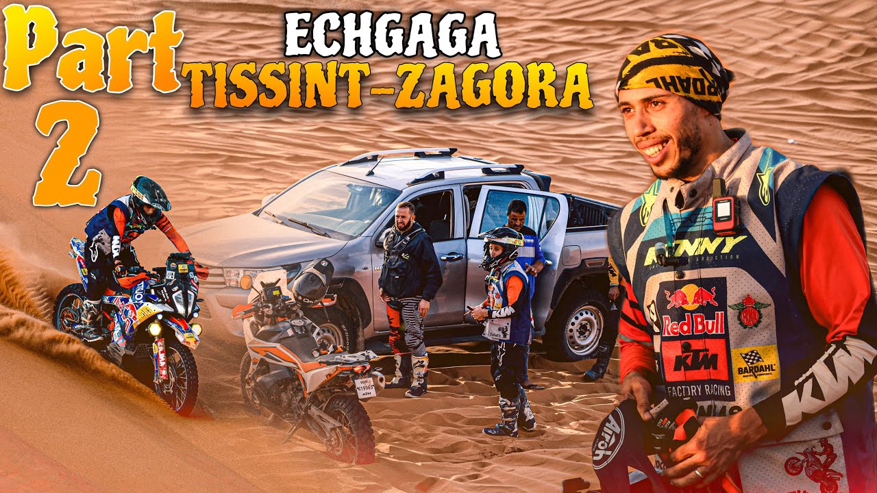 الطريق إلى الشگاگة 🏜️ | Tissint Zagora Merzouga 🛵 -ERG ECHGAGA