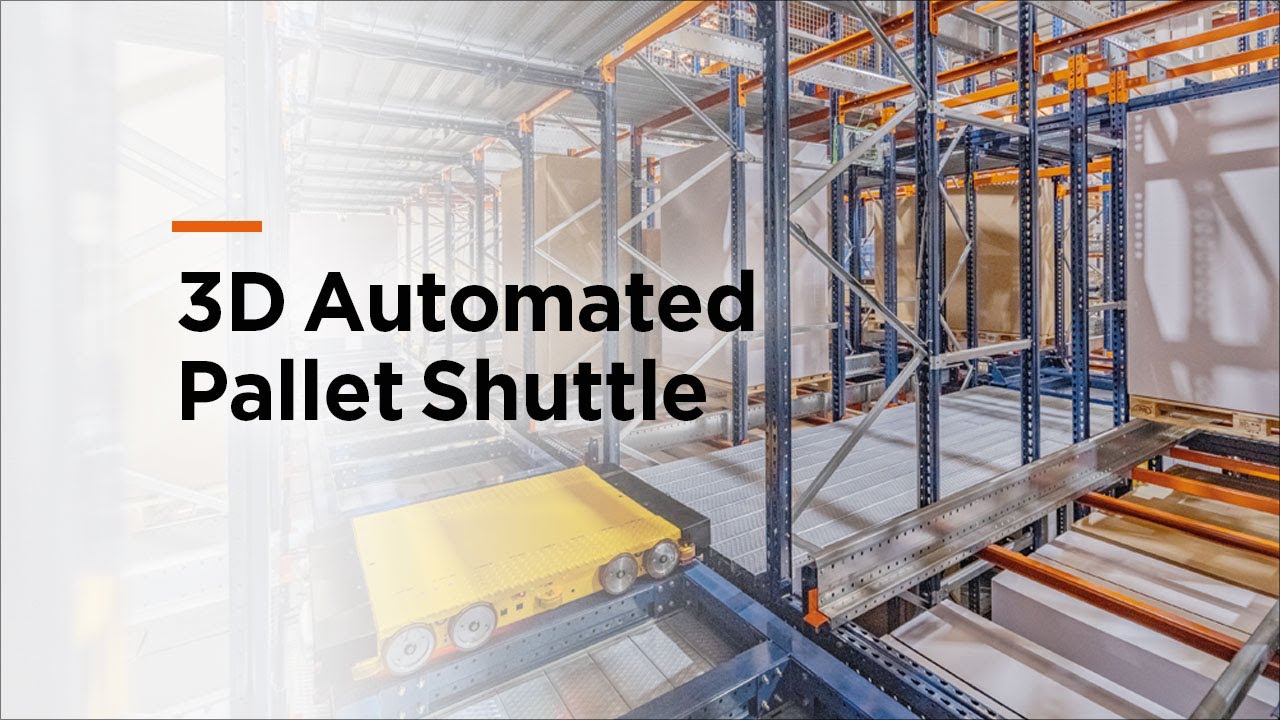 3D Automated Pallet Shuttle - Interlake Mecalux