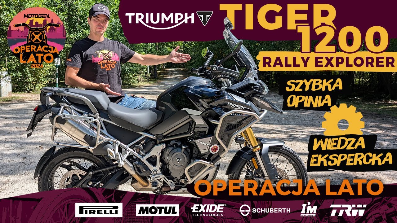 Triumph Tiger 1200 Rally Explorer 2024 🏍️🐯 szybka opinia i wiedza eksperta o T-Plane [Operacja Lato]