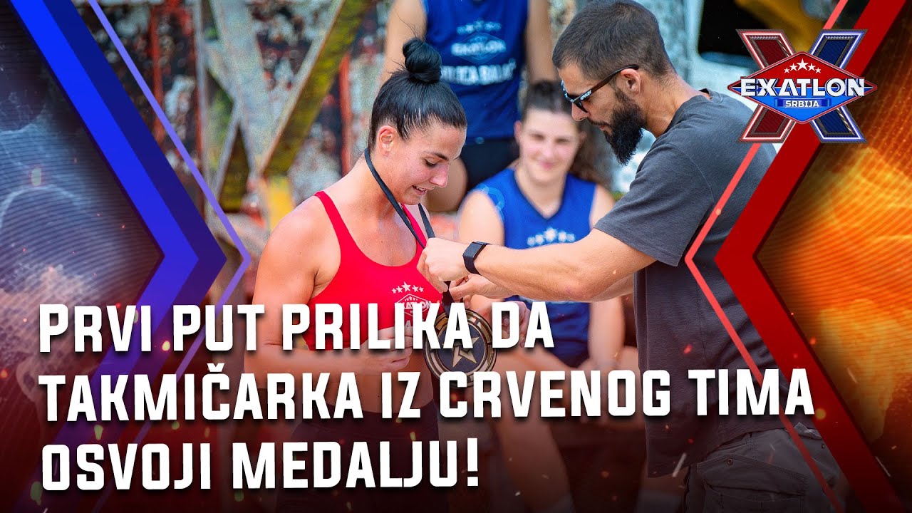 Exatlon Srbija: Epizoda 23 | Prvi put prilika da takmičarka iz crvenog tima osvoji medalju!