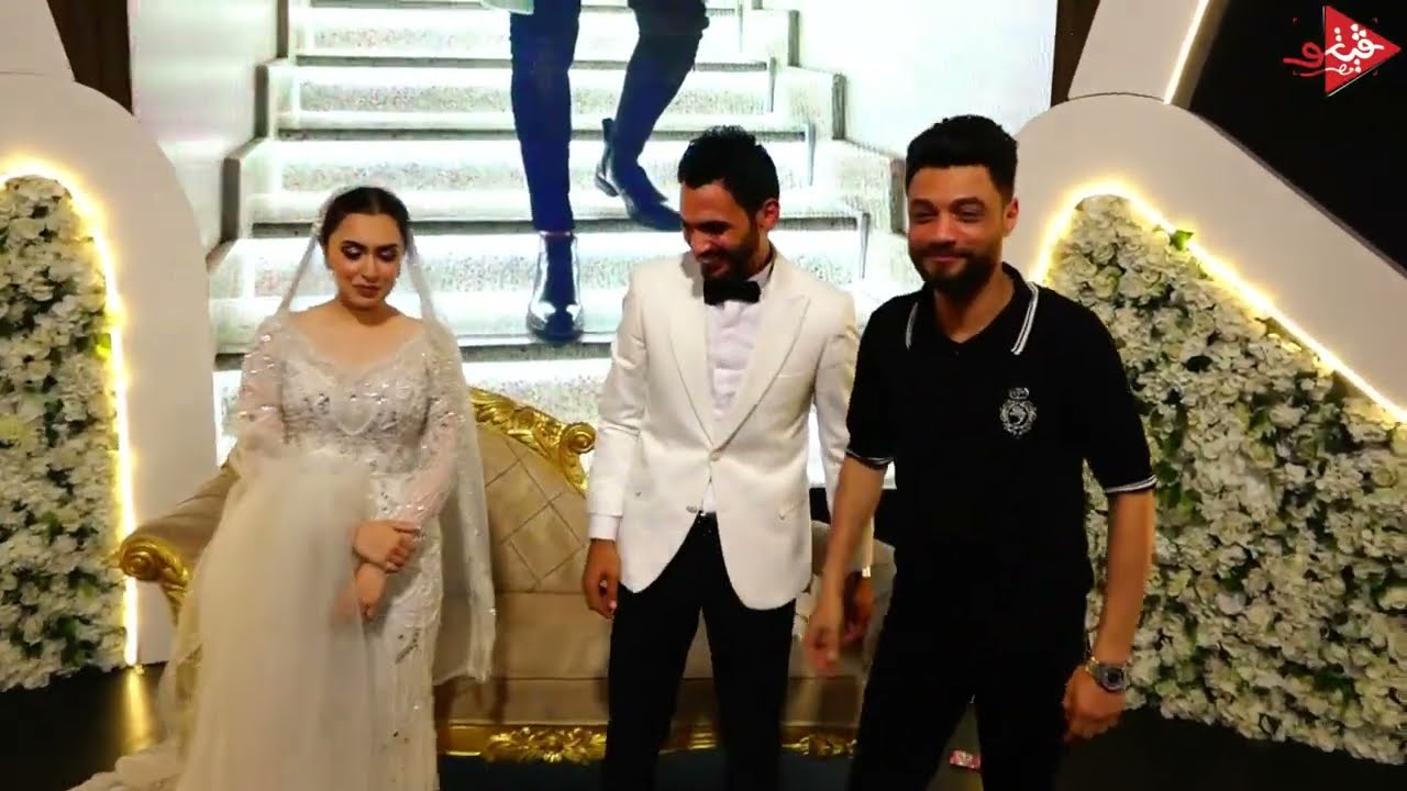 لحظه وصول ابن الأكابر احمد عامر بفرقته اكبر فرح في الفورسيزون فرحه اولاد ابو السعيد