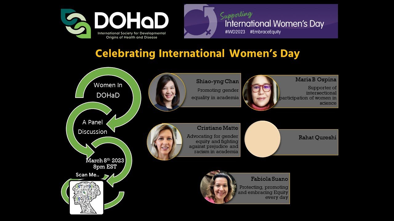 Women in DOHaD  A Panel Discussion for International Women's Day 2023