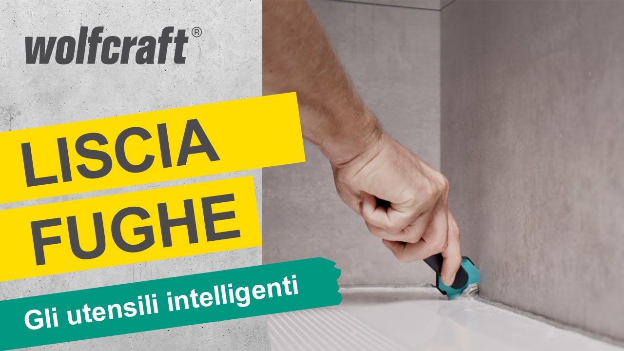 Raschiare fughe vecchie e lisciare le nuove fughe in silicone e acrilico |wolfcraft