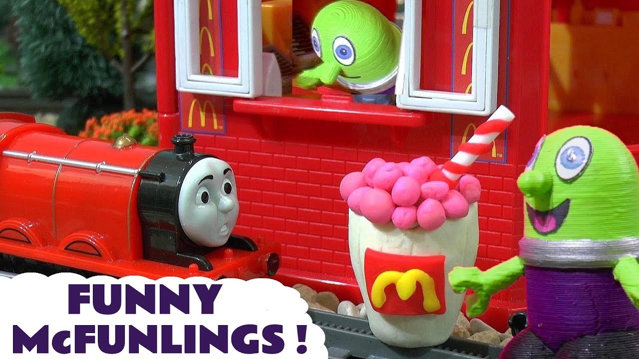 Funny Funlings McDonalds Stories with Thomas and Friends Trains