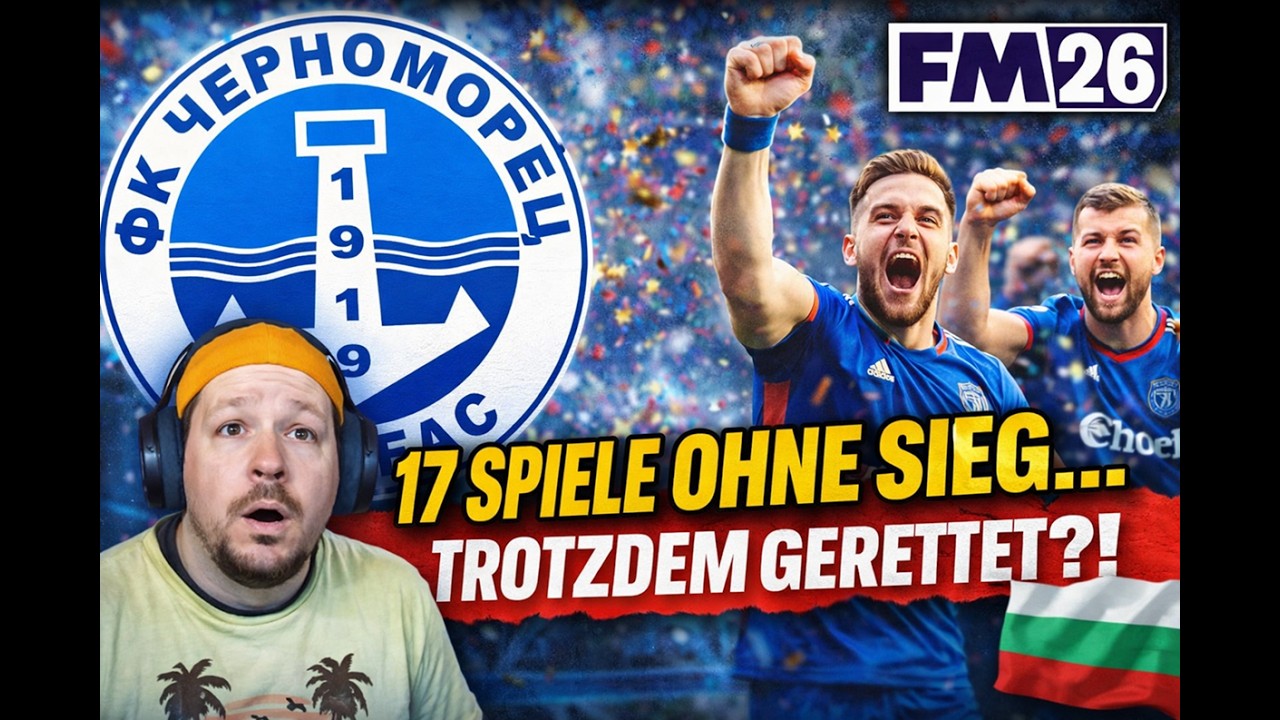 17 Spiele OHNE SIEG...  und trotzdem gerettet?! 😱 | FM26 Youth to Gold  Bulgarien