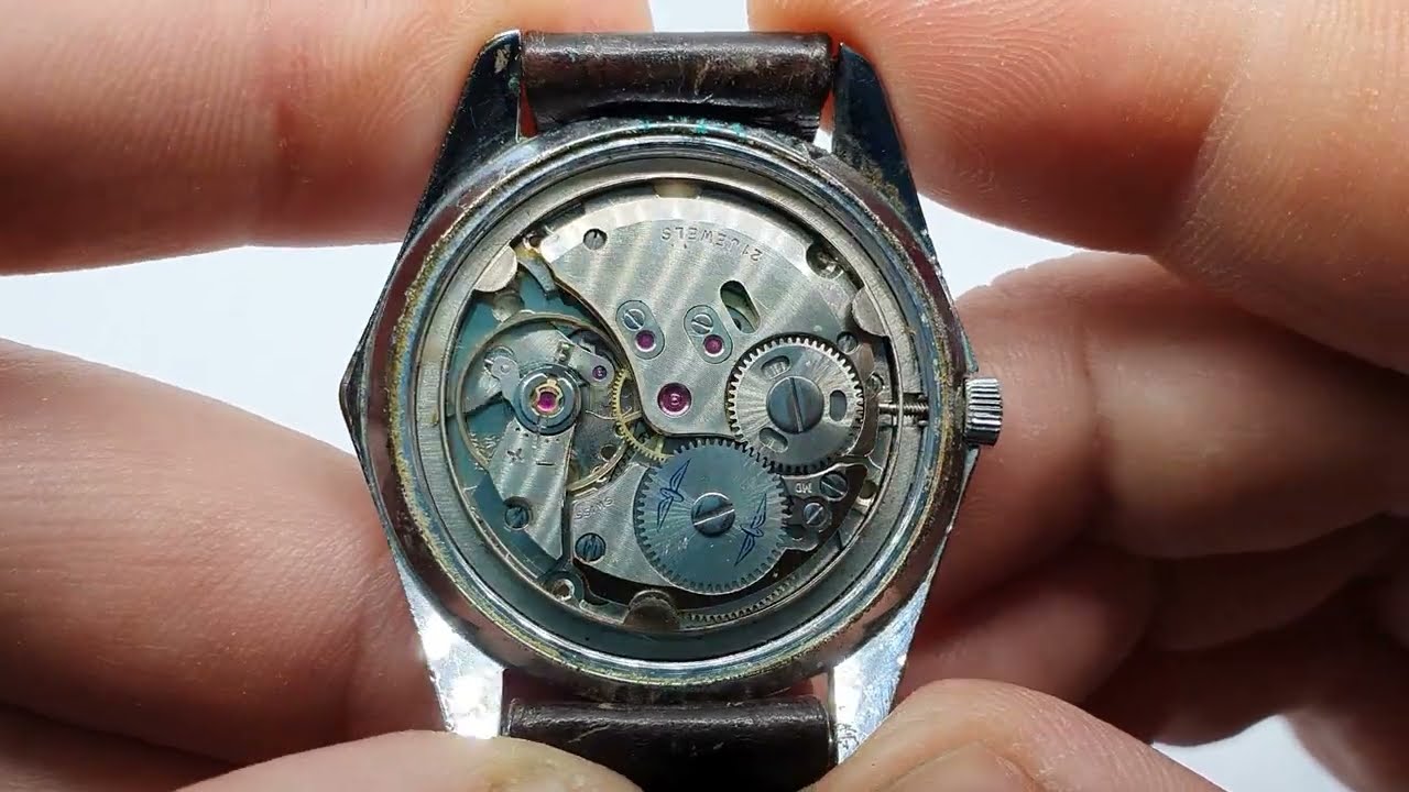 Vintage EVERITE KING Watch Gents size S/Steel Cal AS 1746/47