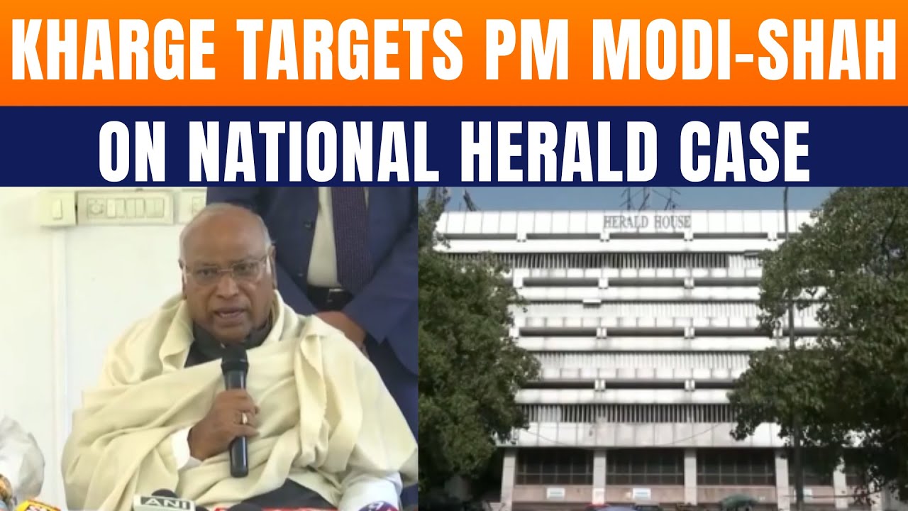 Mallikarjun Kharge Demands PM Modi-Amit Shah Resign After National Herald Case Dismissal | Congress