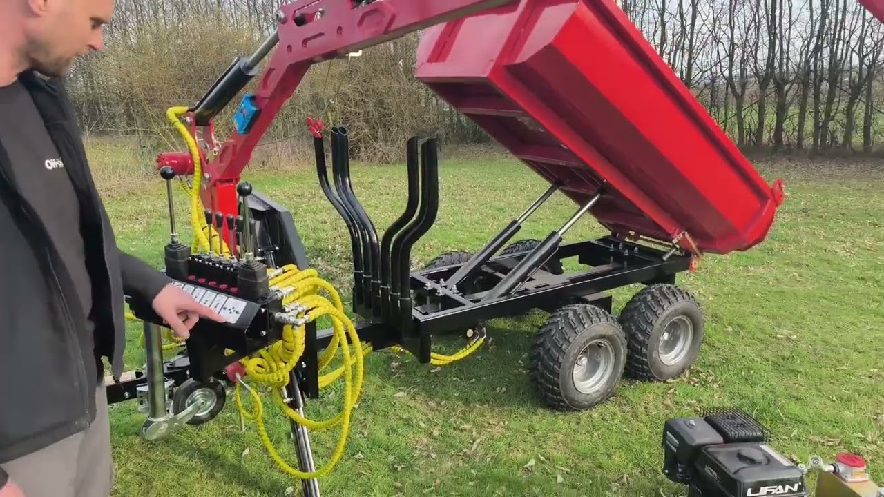 KMK Rückewagen T34 Anhänger ATV Trailer