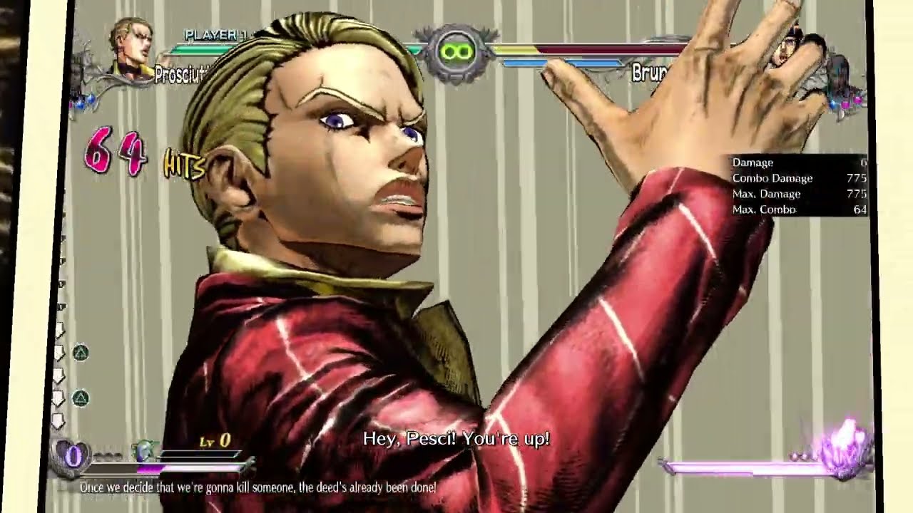 101% Prosciutto and Pesci combo | JoJo’s Bizarre Adventure: All-Star Battle R