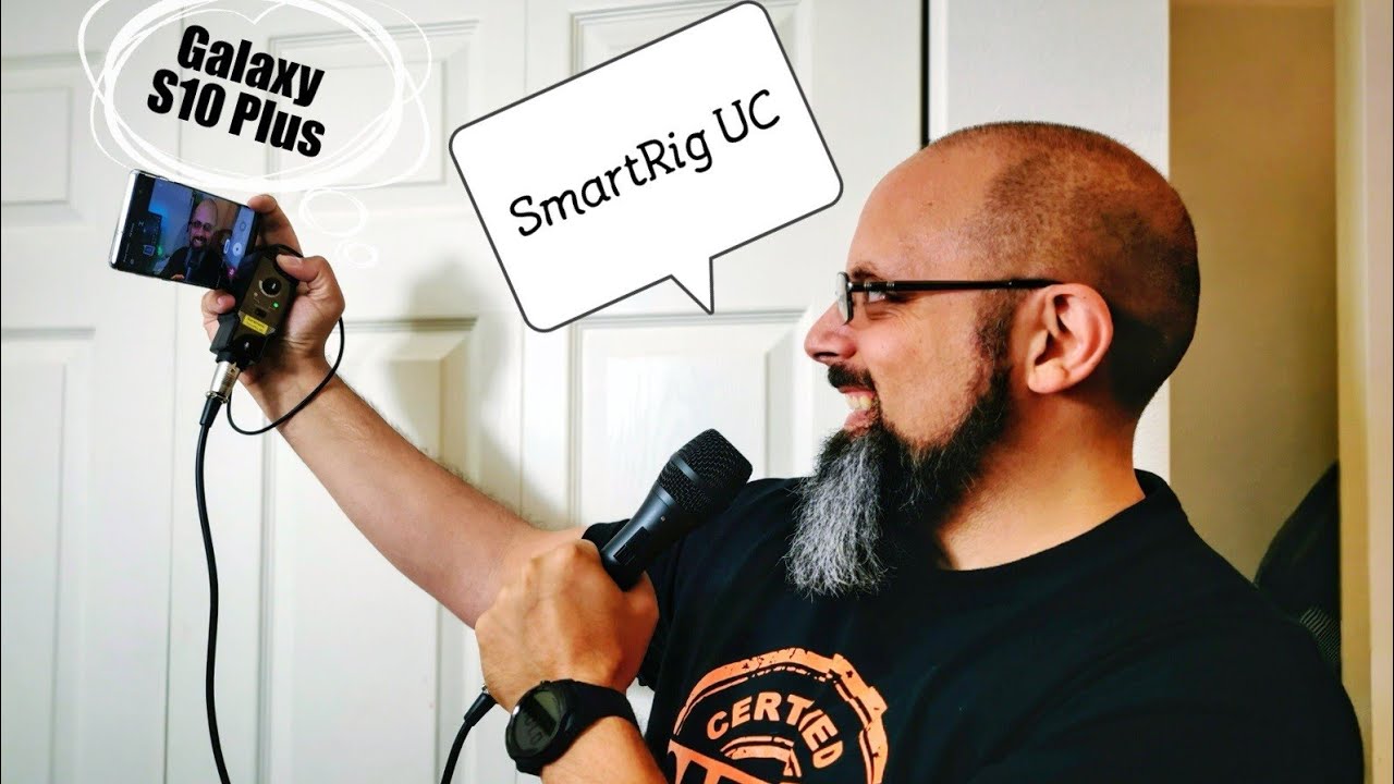Galaxy S10 & Saramonic SmartRig UC XLR Audio Adapter To USB Type C (Phantom Power 4 Guitars 2)