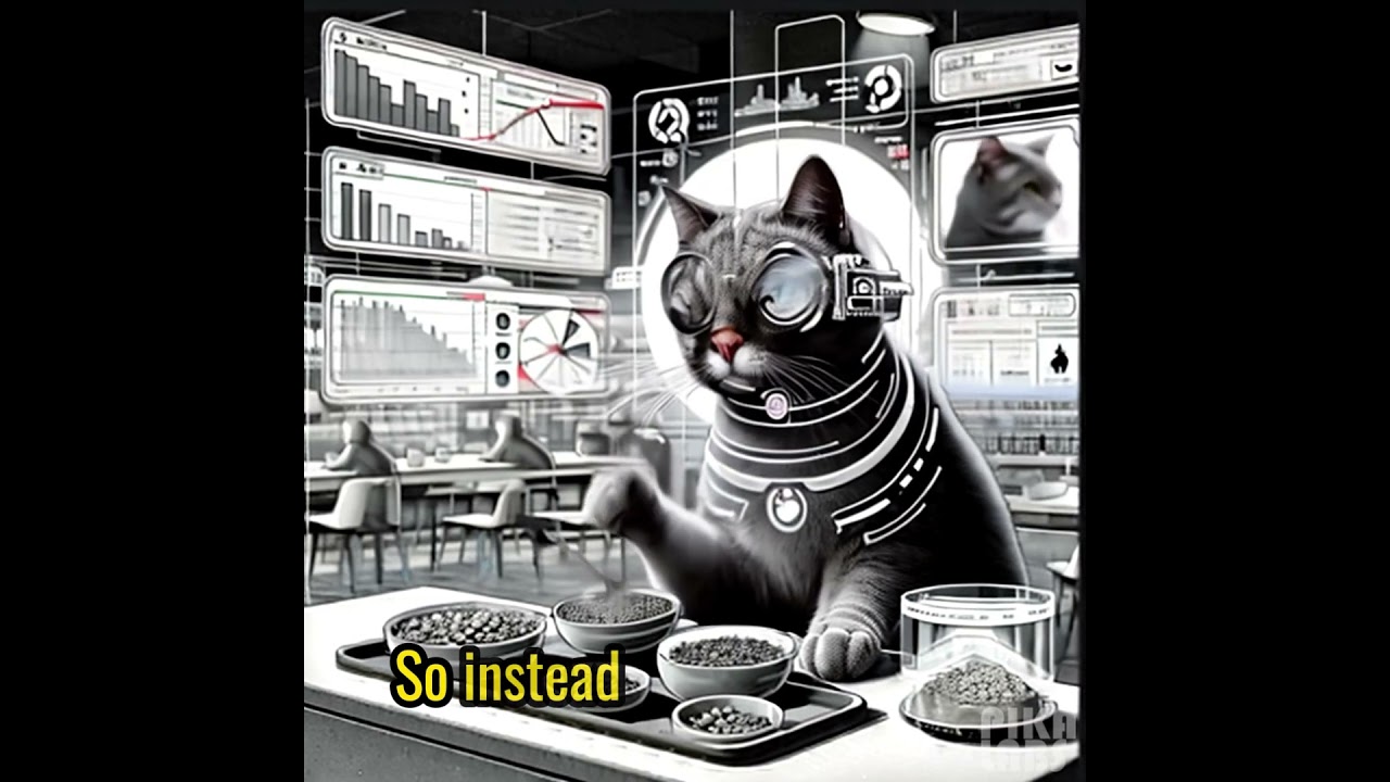Polynomial Regression on cats #machinelearning #engagingcontent #artificiallearning #cat #funny #ai