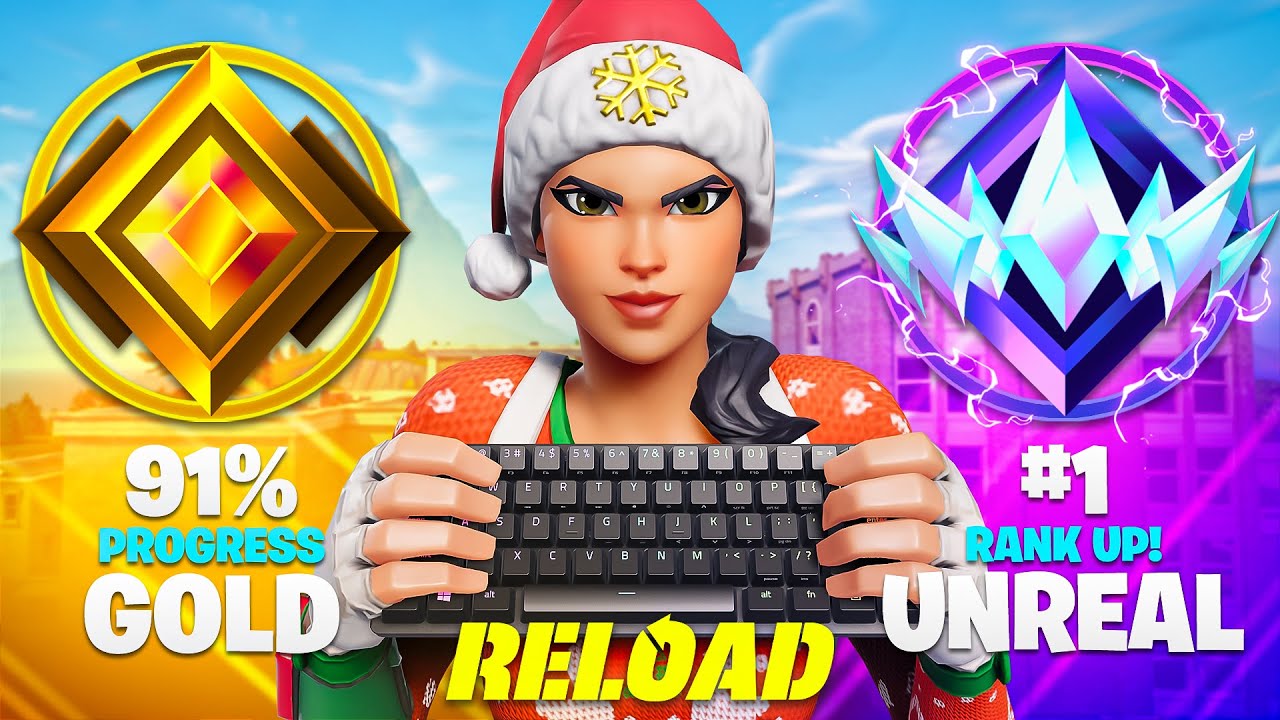 Рейтинговый скоростной забег от золота до Unreal Reload (рейтинг Fortnite)