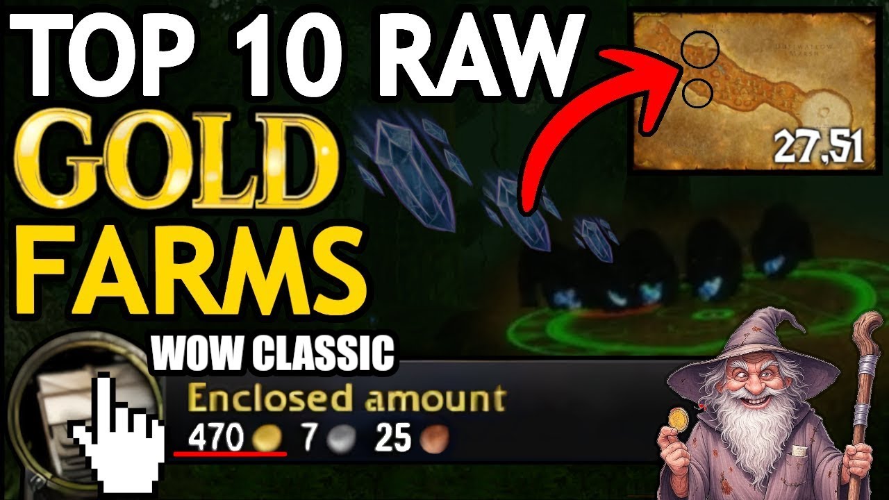 ТОП-10 ЛУЧШИХ способов фарма золота в одиночку в Classic WoW! | ОБЪЯСНЕНИЕ ЗА 2 МИНУТЫ [2026] Мен...