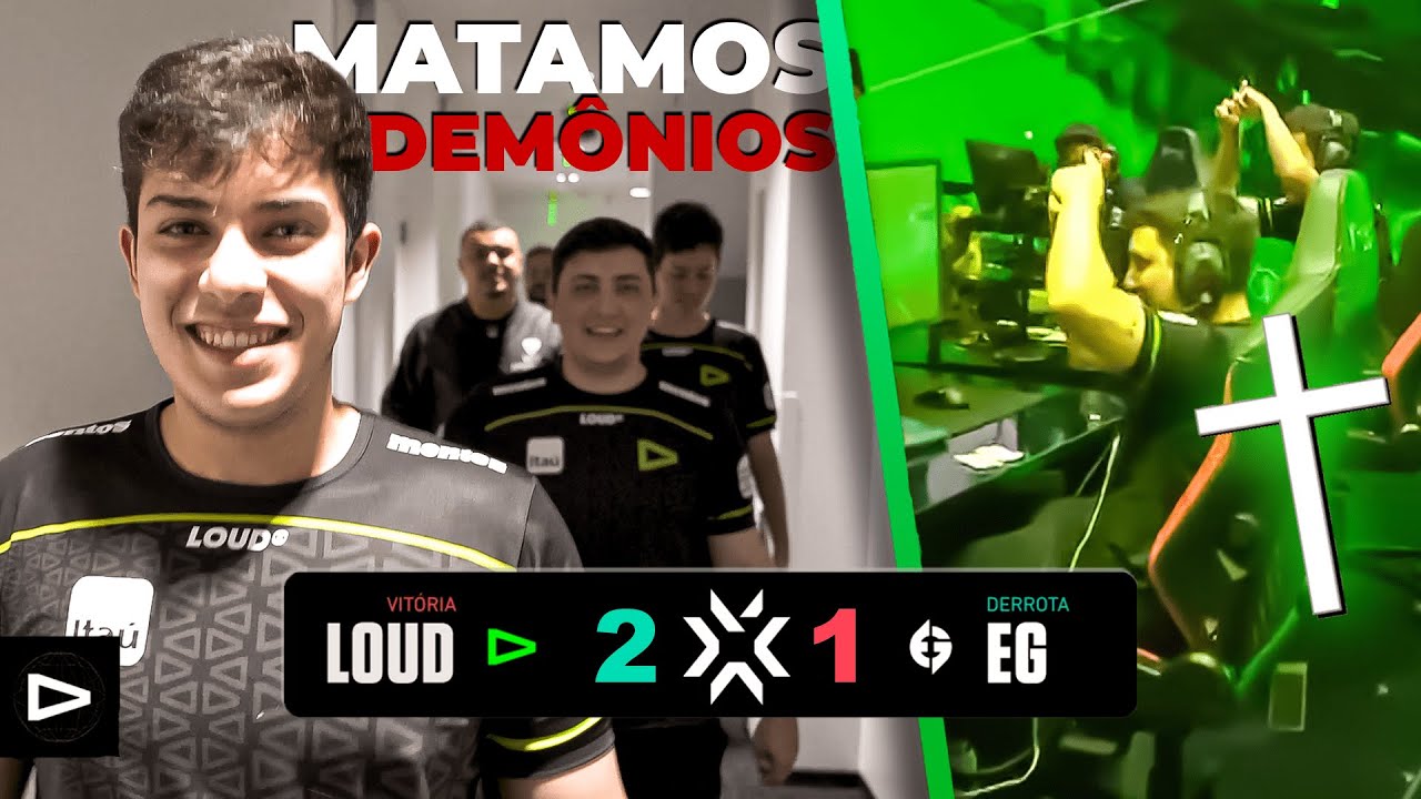 MATAMOS DÊMONIOS e estamos NA FINAL! LOUD VALORANT VLOG