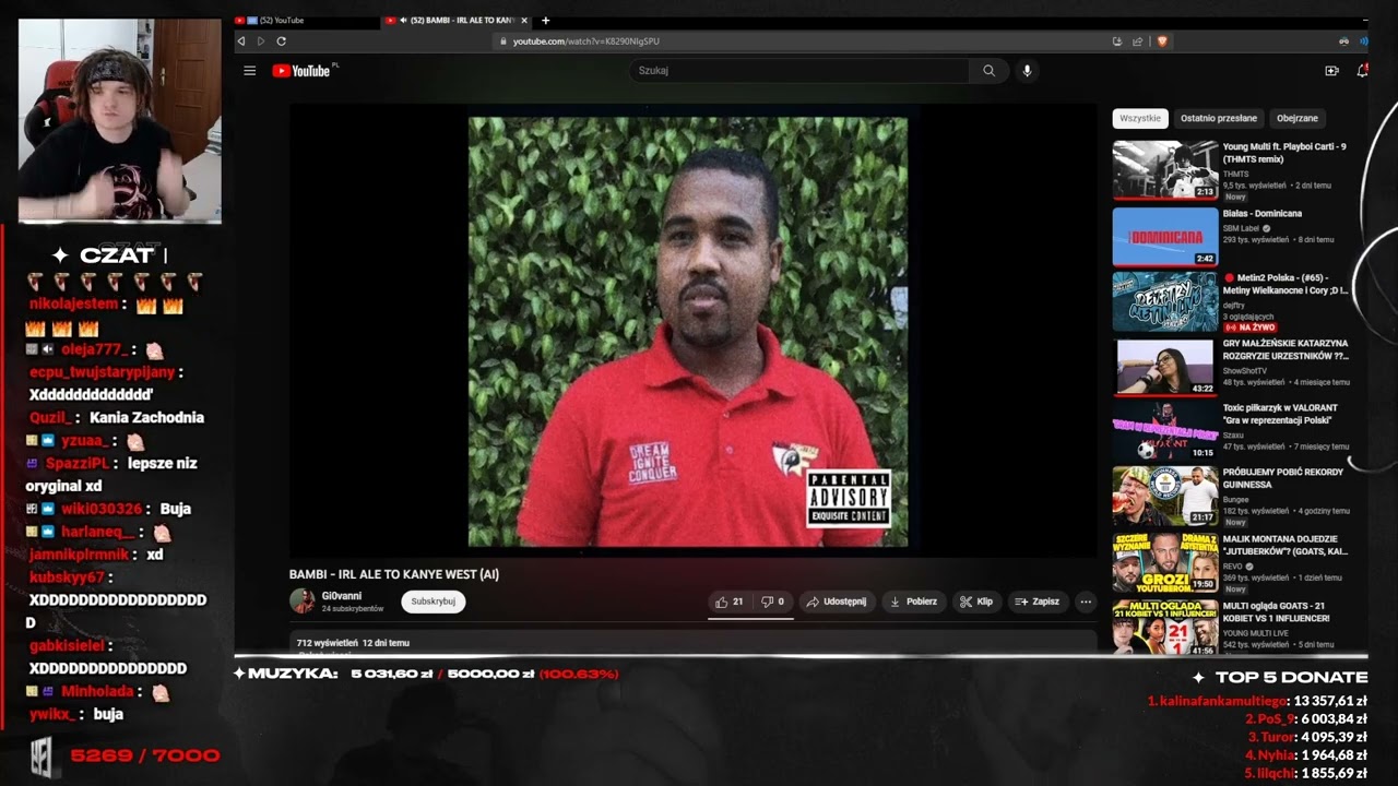 MULTI REAKCJA NA BAMBI - IRL ALE TO KANYE WEST (giga beka)