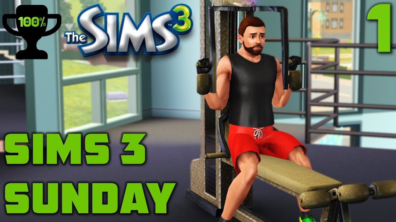 Character Creation & Professional Sports - Sims 3 Sunday Ep. 1 [Completionist Sims 3 Walkthrough PC]