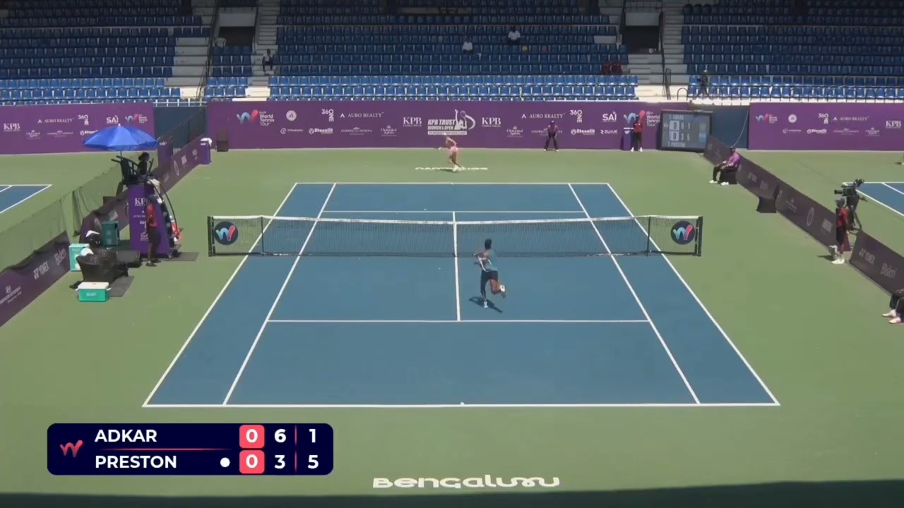 W100 Bengaluru QF | Vaishnavi Adkar vs Taylah Preston | Highlights 