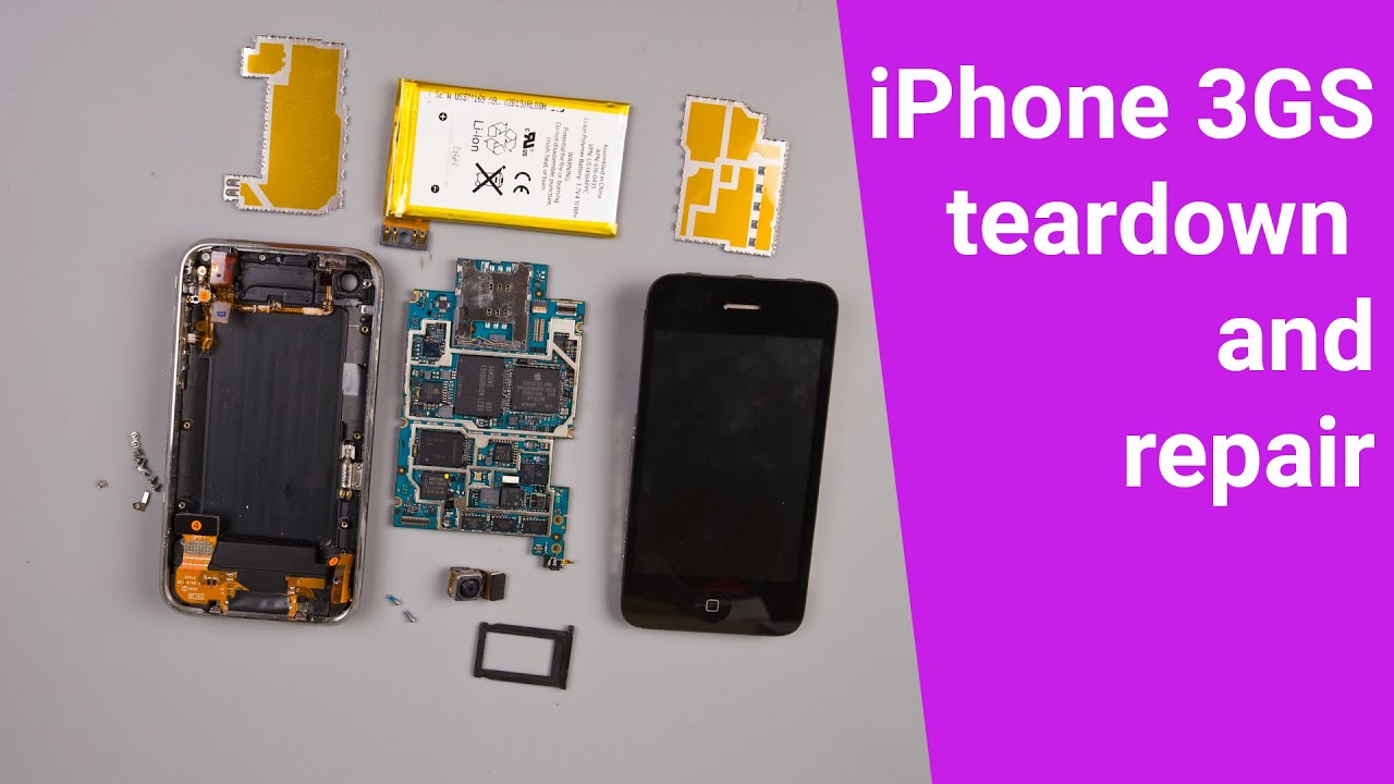 Vintage teardown and repair of iPhone 3GS