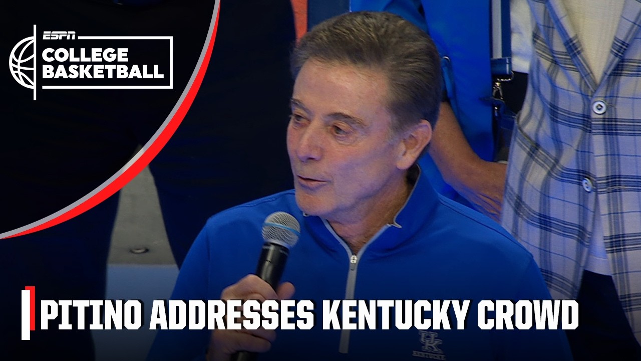 Rick Pitino receives huge ovation in return to Kentucky | ESPN College Basketball