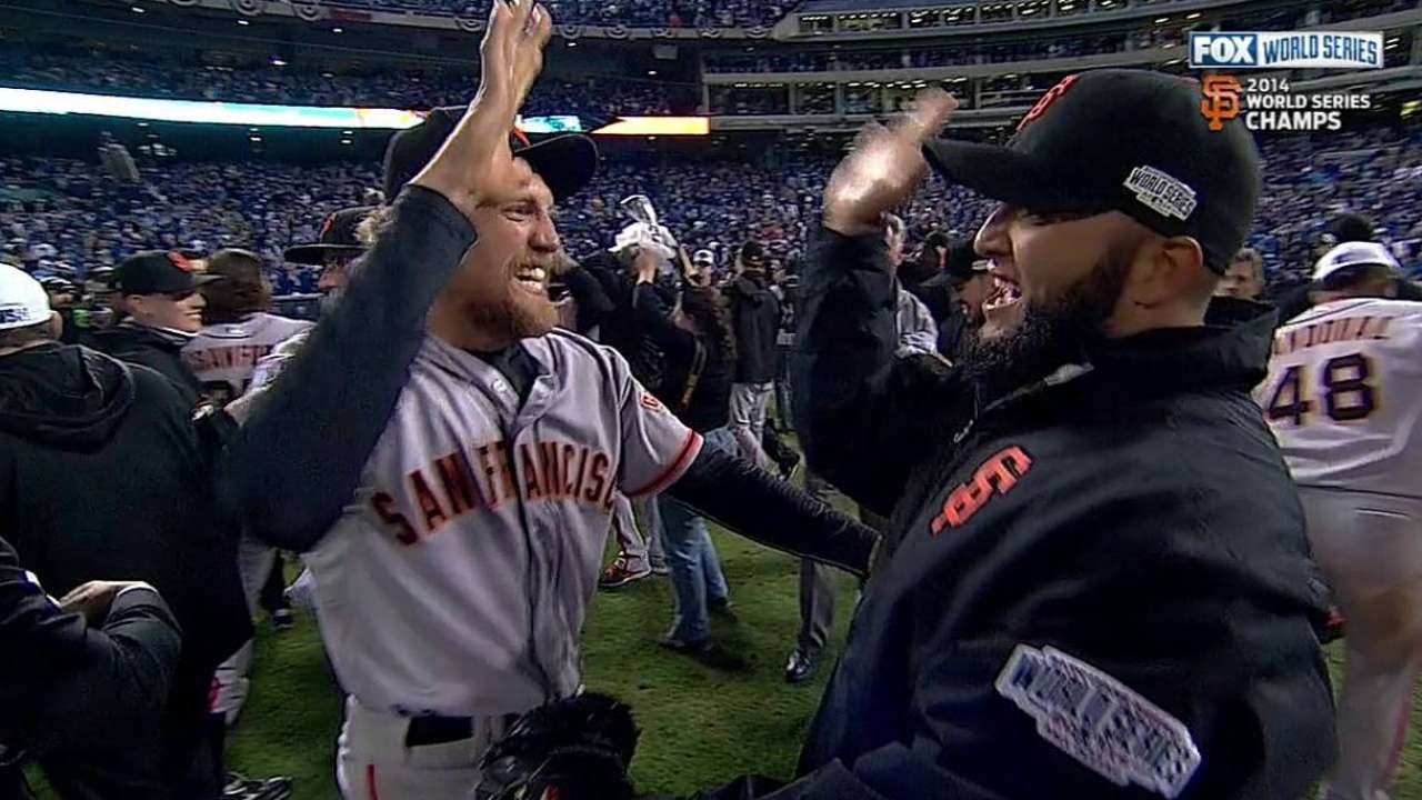 WS2014 Gm7: Giants win 2014 World Series