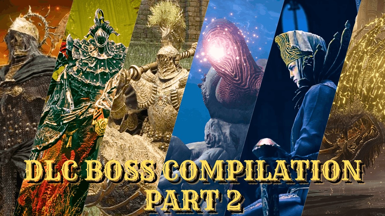ELDEN RING DLC SOLO RUN & NO SUMMONS - BOSS COMPILATION 2