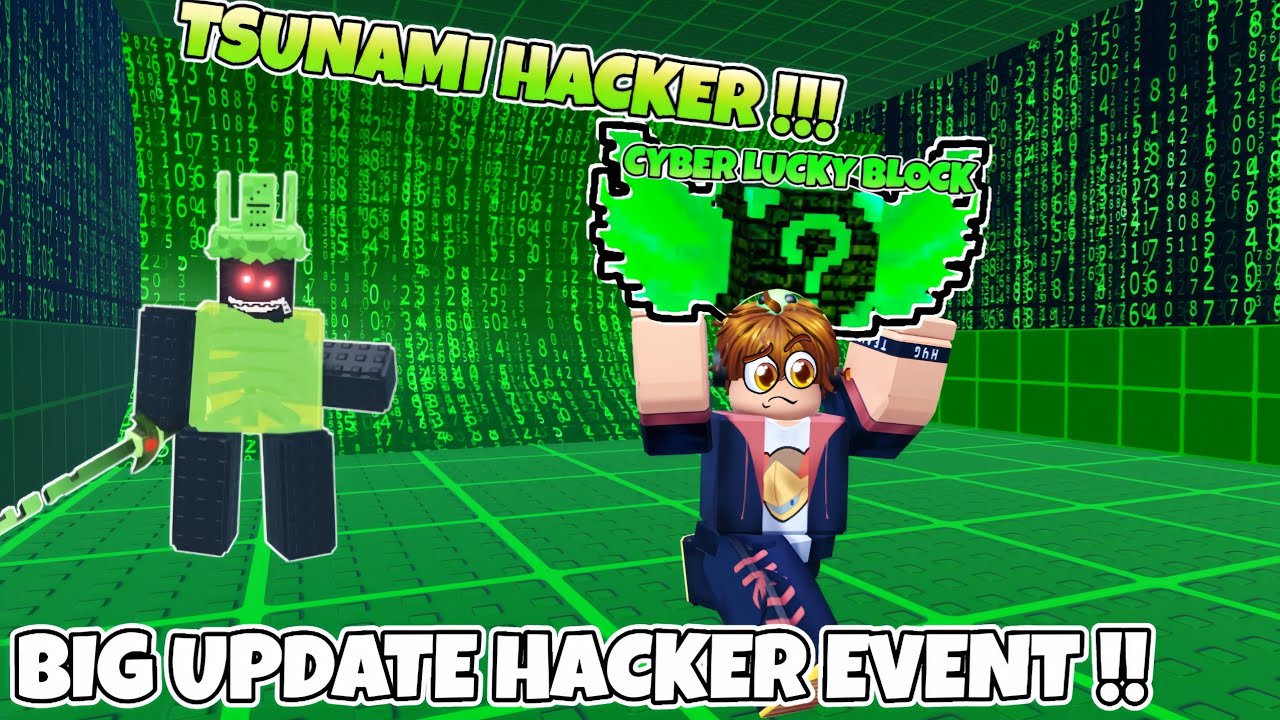 HACKER!! Aku Review UPDATE HACKER EVENT Dan DAPATKAN CHAOS LUCKY BLOCK! Escape Waves For Lucky Block
