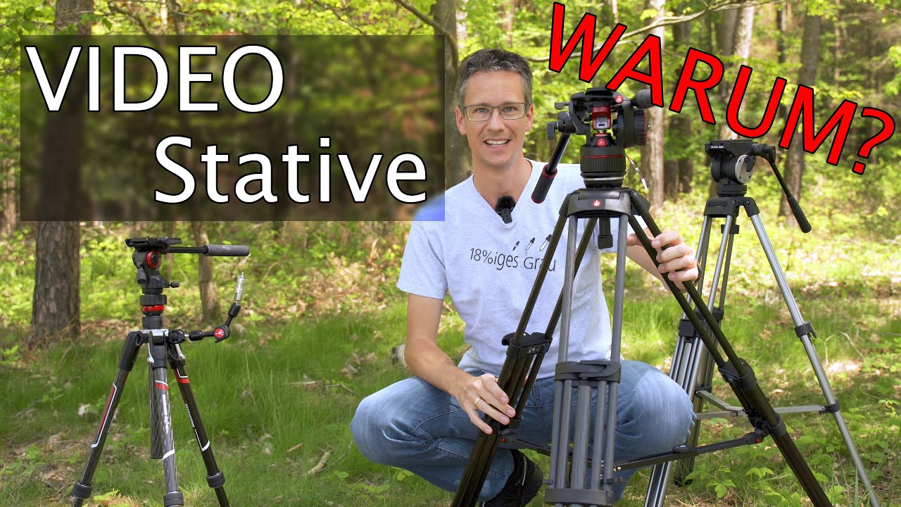 FILMEN LERNEN 8 🎥 Verschiedene Filmstative, was ist der Nachteil von Foto Stativen?