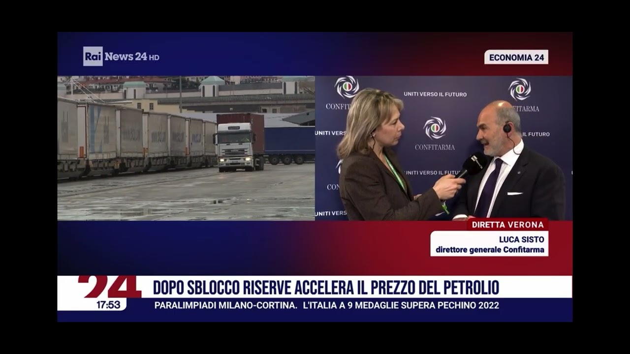 Crisi Stretto di Hormuz – Direttore Generale Confitarma Luca Sisto ospite a RAI News24