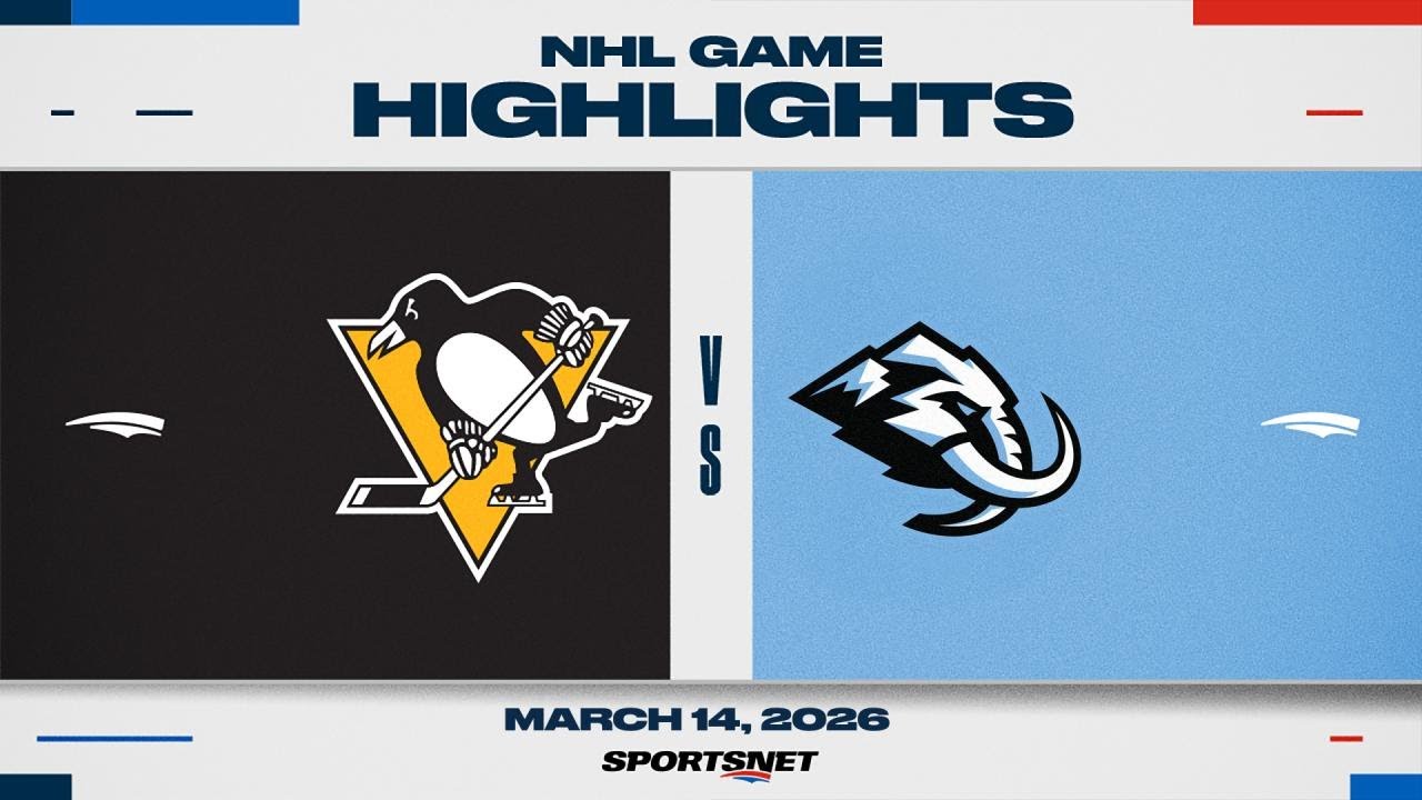 NHL Highlights | Penguins vs. Mammoth - March 14, 2026
