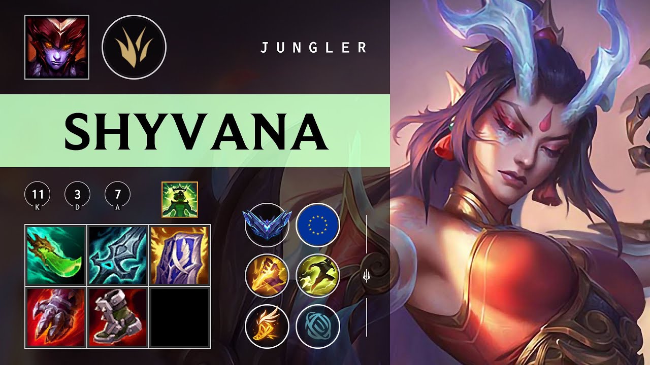 Shyvana Jungle vs Jarvan IV - EUW Diamond Patch 26.01