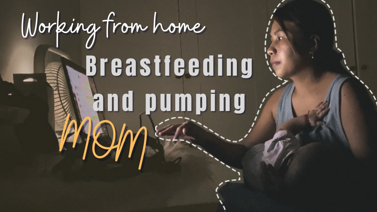 REALISTIC life of a work from home breastfeeding Medical Virtual Assistant Mom | 2023