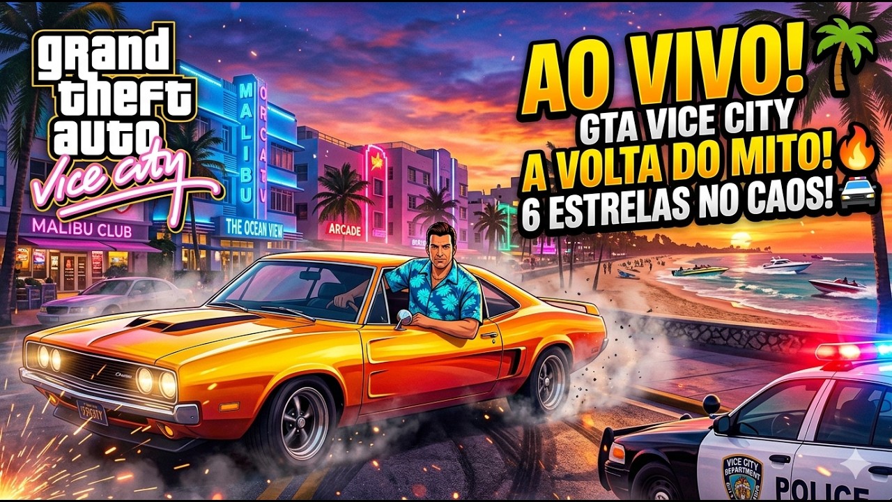 Zerando TODOS os GTA: Vice City