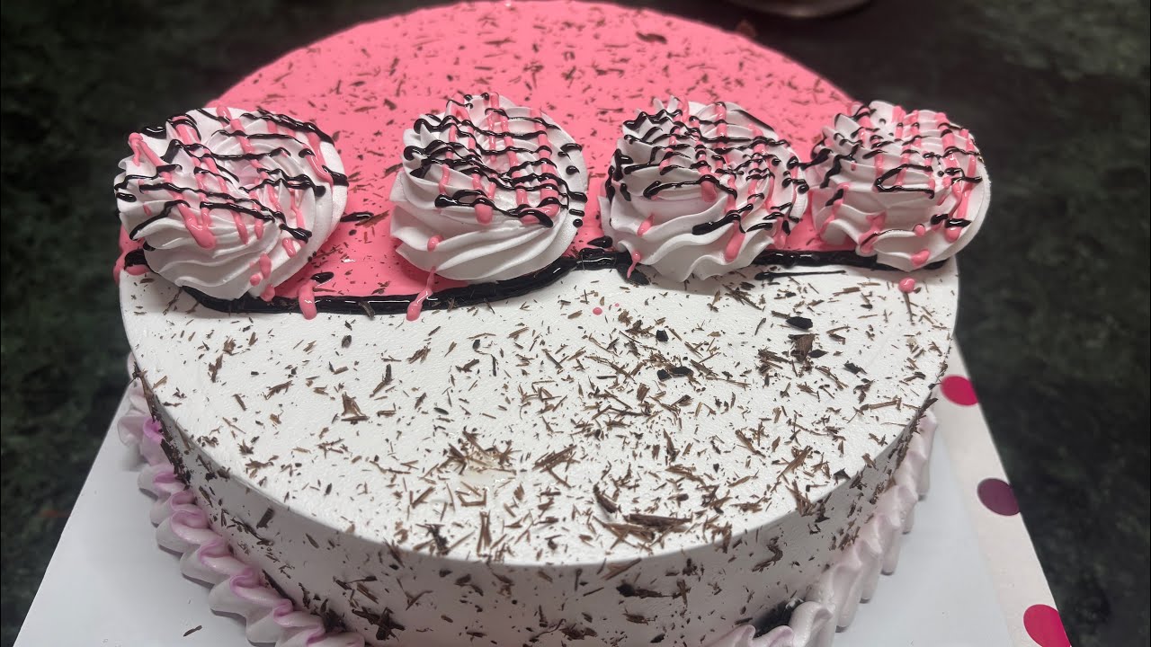 black forest cake making