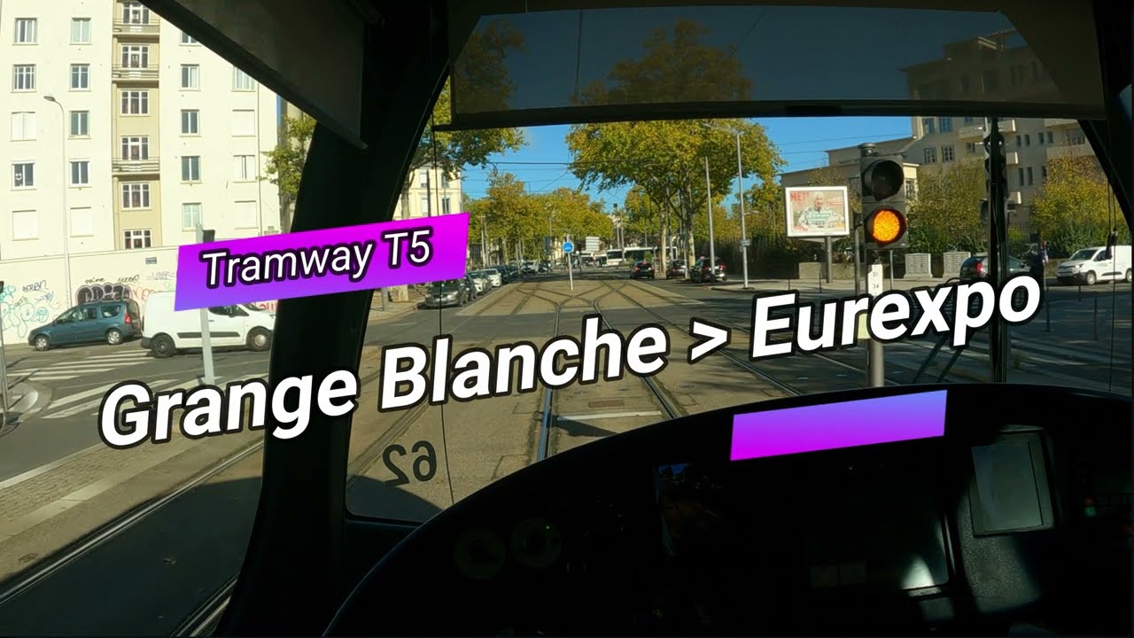 [POV] Cab-Ride 4K // Tramway T5 de Lyon vers Eurexpo