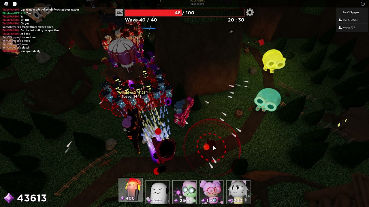 Beating Evil Tempre with the New Sparks Tower (Tower Heroes)