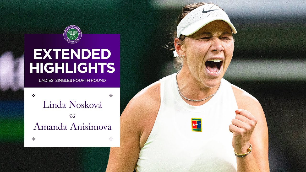 Back and forth thriller! | Linda Noskova vs Amanda Anisimova | Extended Highlights | Wimbledon 2025