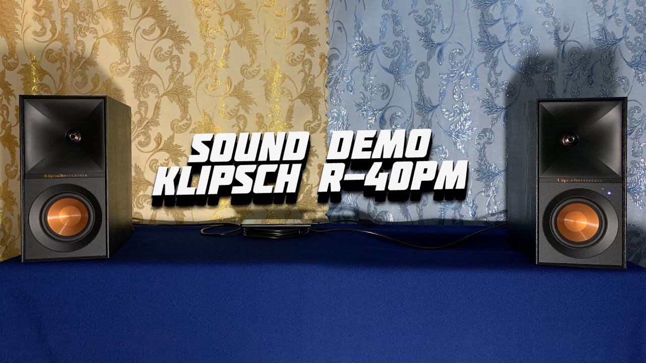 SOUND DEMO / Klipsch R-40PM / COMPARISON WITH ORIGINAL TRACK