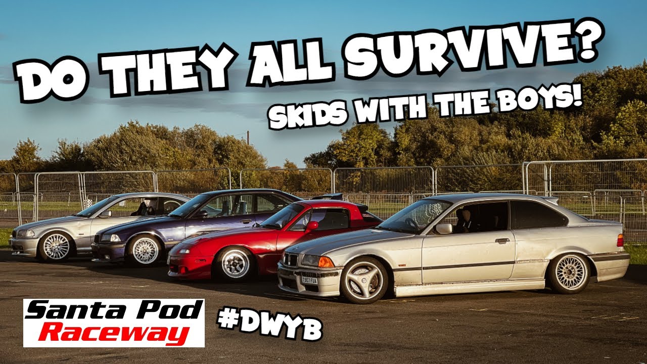 First Drift Day In The BMW e36 Budget Build! *SantaPod DWYB*