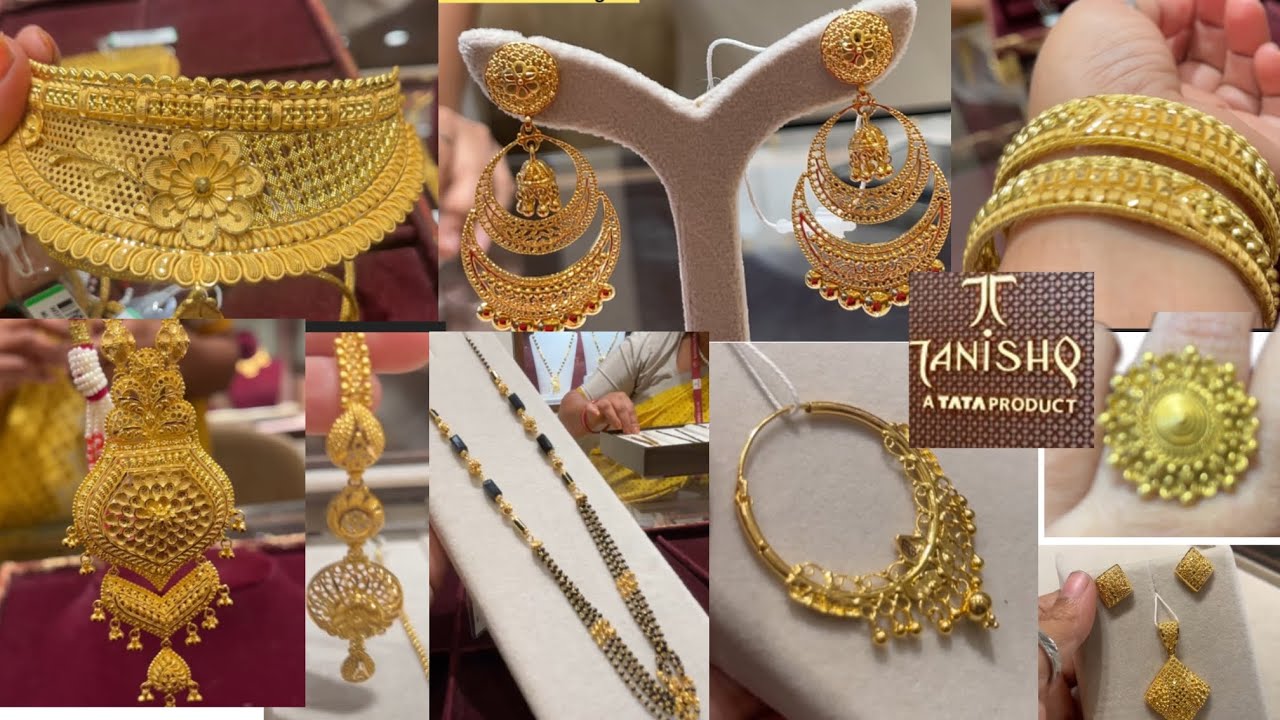 Tanishq necklace,ring ranihaar Nath mangtika,mangalsutra/ bridal gold jewelry Designs with wt& price