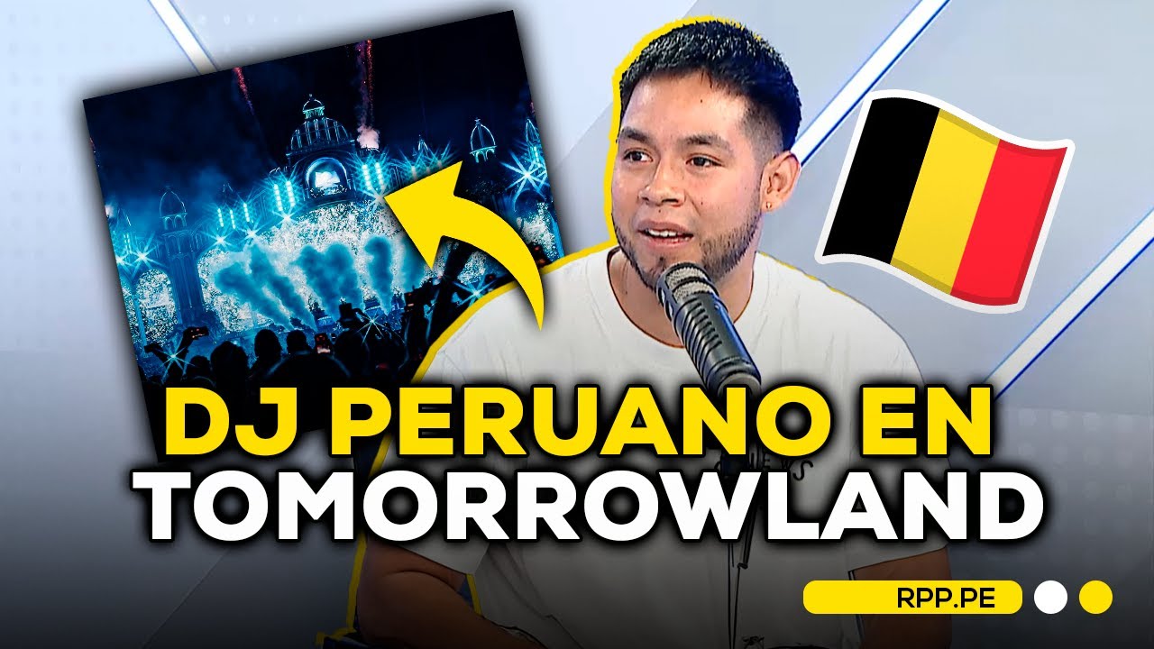 🎶🎧DJ peruano 'Chinonegro' llegará a  festival de música Tomorrowland #ENCENDIDOSRPP | ENTREVISTA