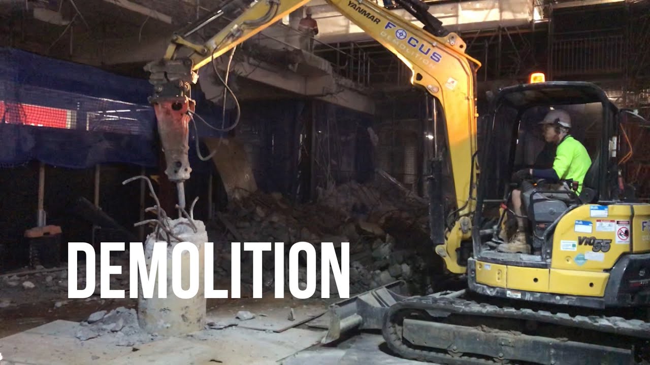 Demolition work