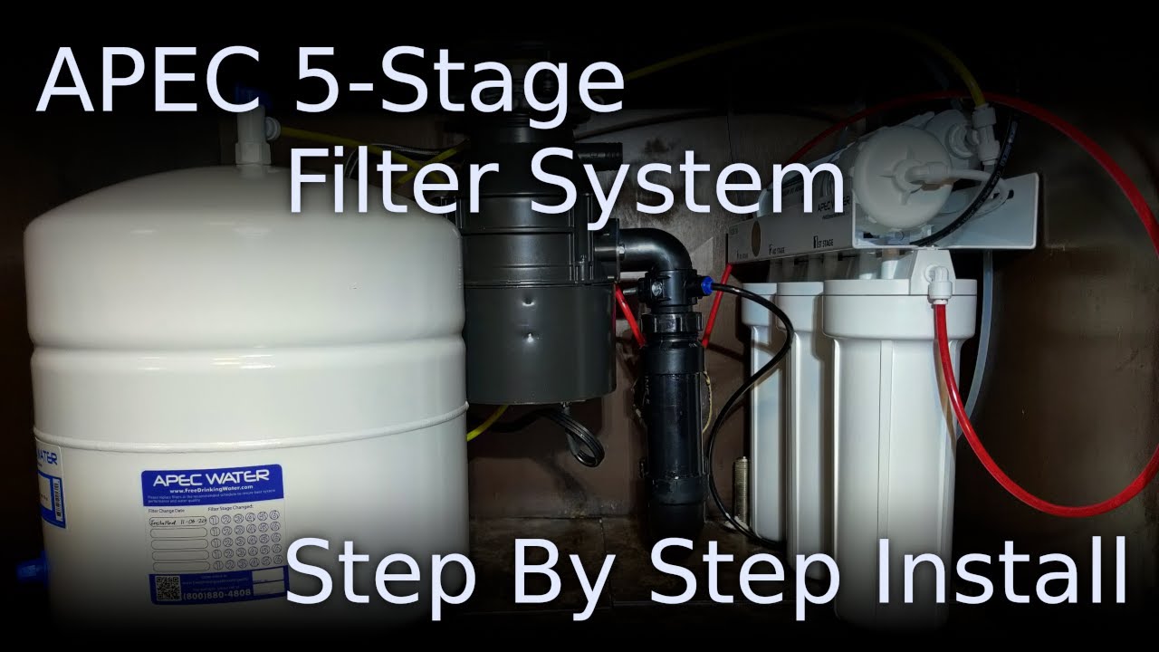 Установка системы обратного осмоса APEC Water Filter
